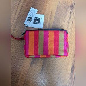 BNWT Tabitha 100% Handwoven Cambodian Silk Wristlet